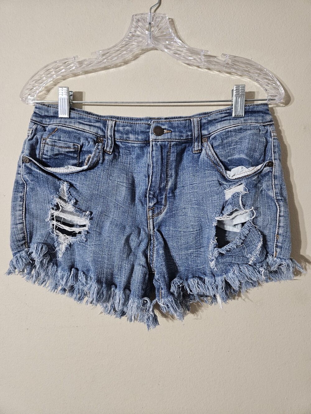 Mossimo Denim High Rise Jean Shorts Size 12